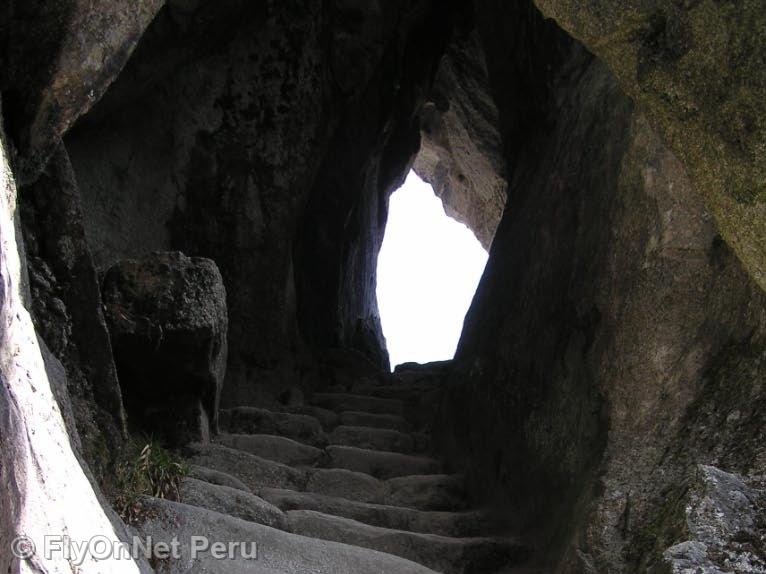 Photo Album: A tunnel dug from the rock along the Inca Trail