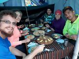 Lunch during the trek